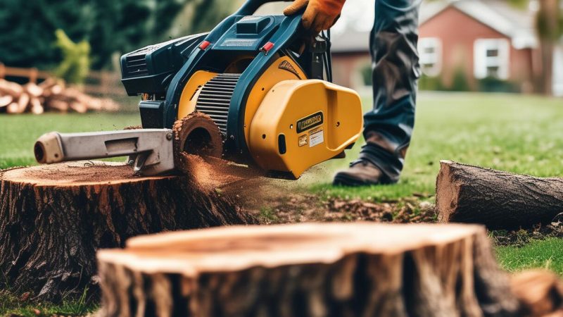 Enlever les souches d arbres sans effort: méthodes et conseils