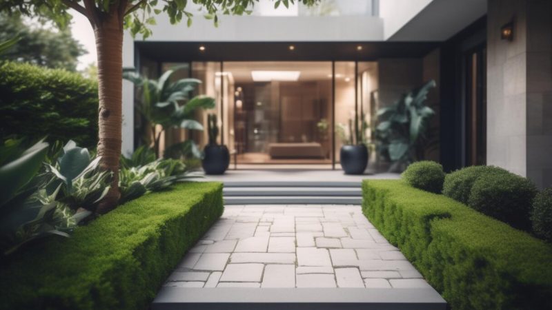 Amenagement exterieur entree : idées pour sublimer votre arrivée