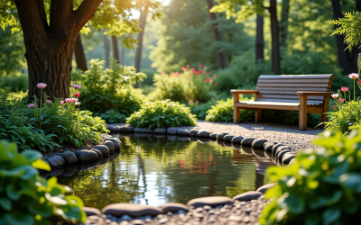 Créer une oasis dans votre jardin avec des éléments naturels