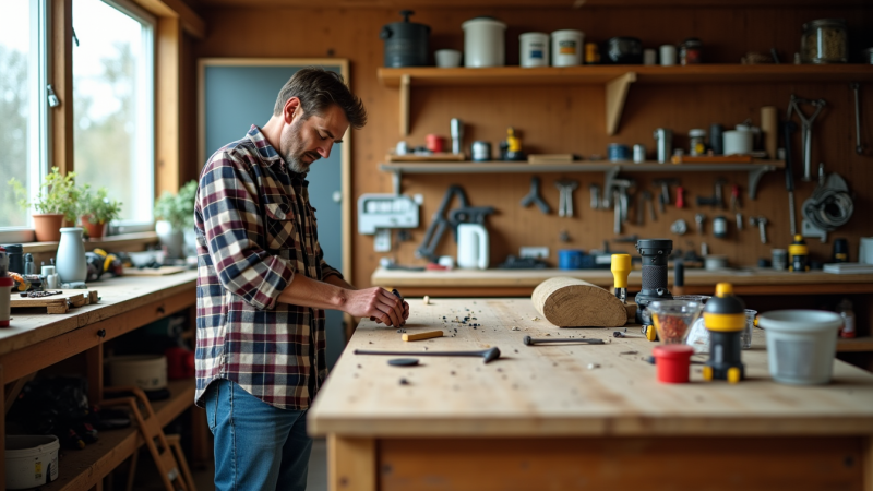 Créer son espace de bricolage : astuces et idées pratiques