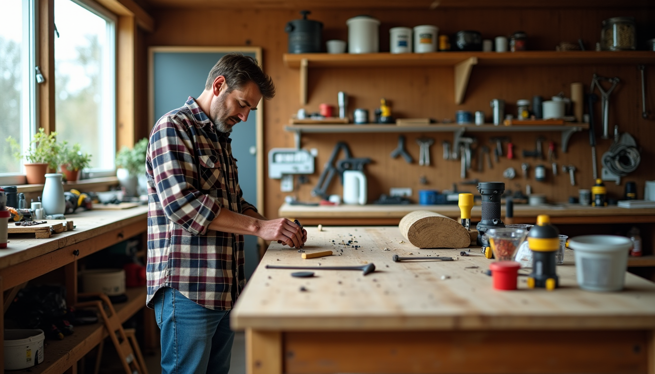 Créer son espace de bricolage : astuces et idées pratiques