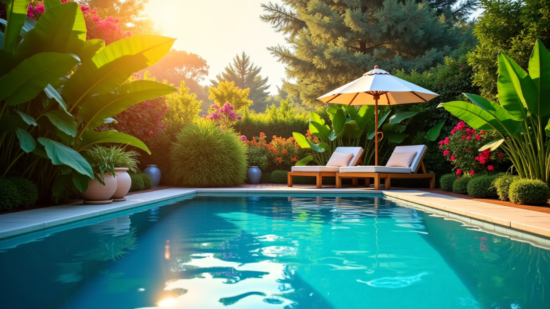 Créer votre oasis : la magie des piscines à domicile