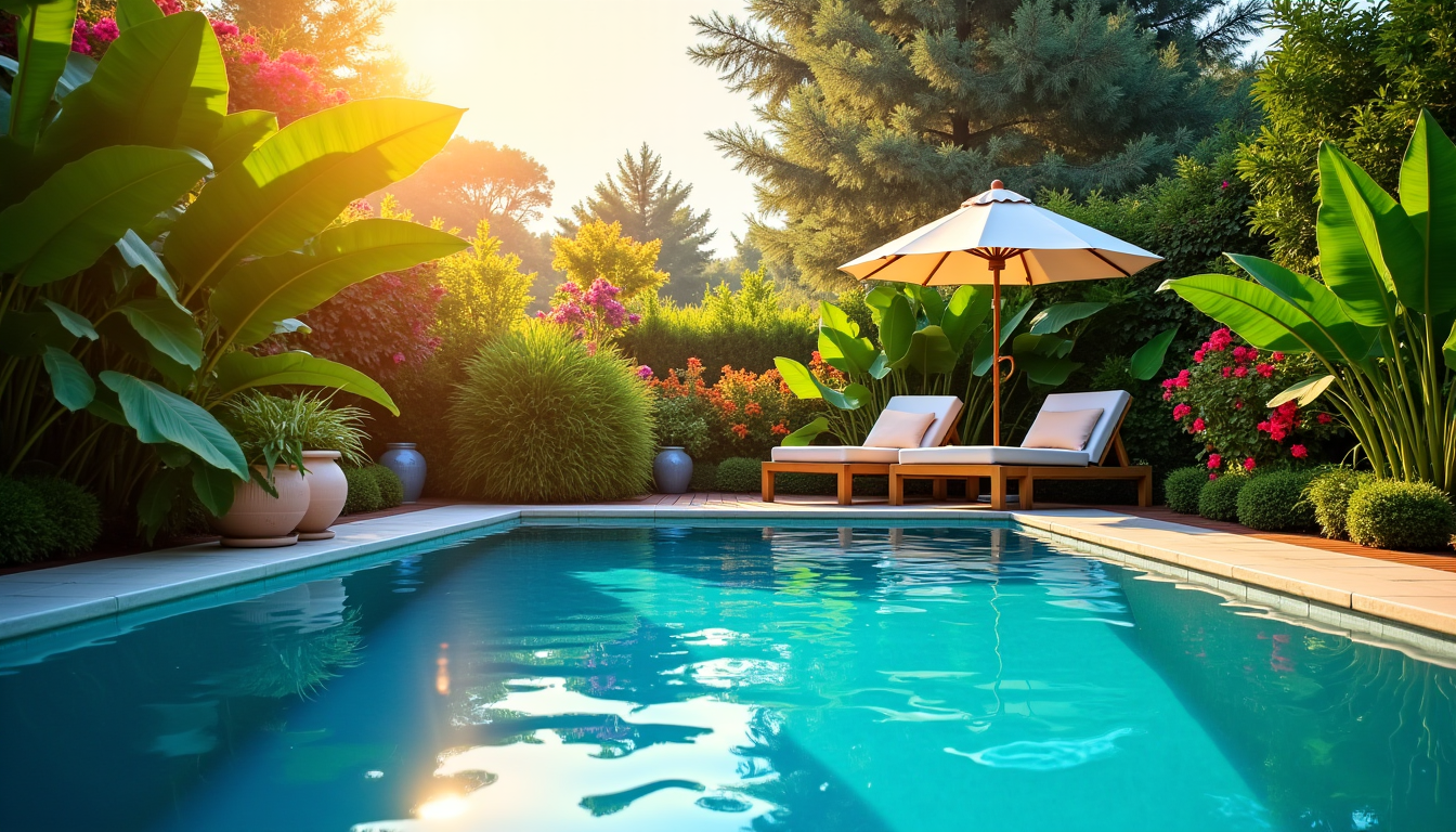 Créer votre oasis : la magie des piscines à domicile