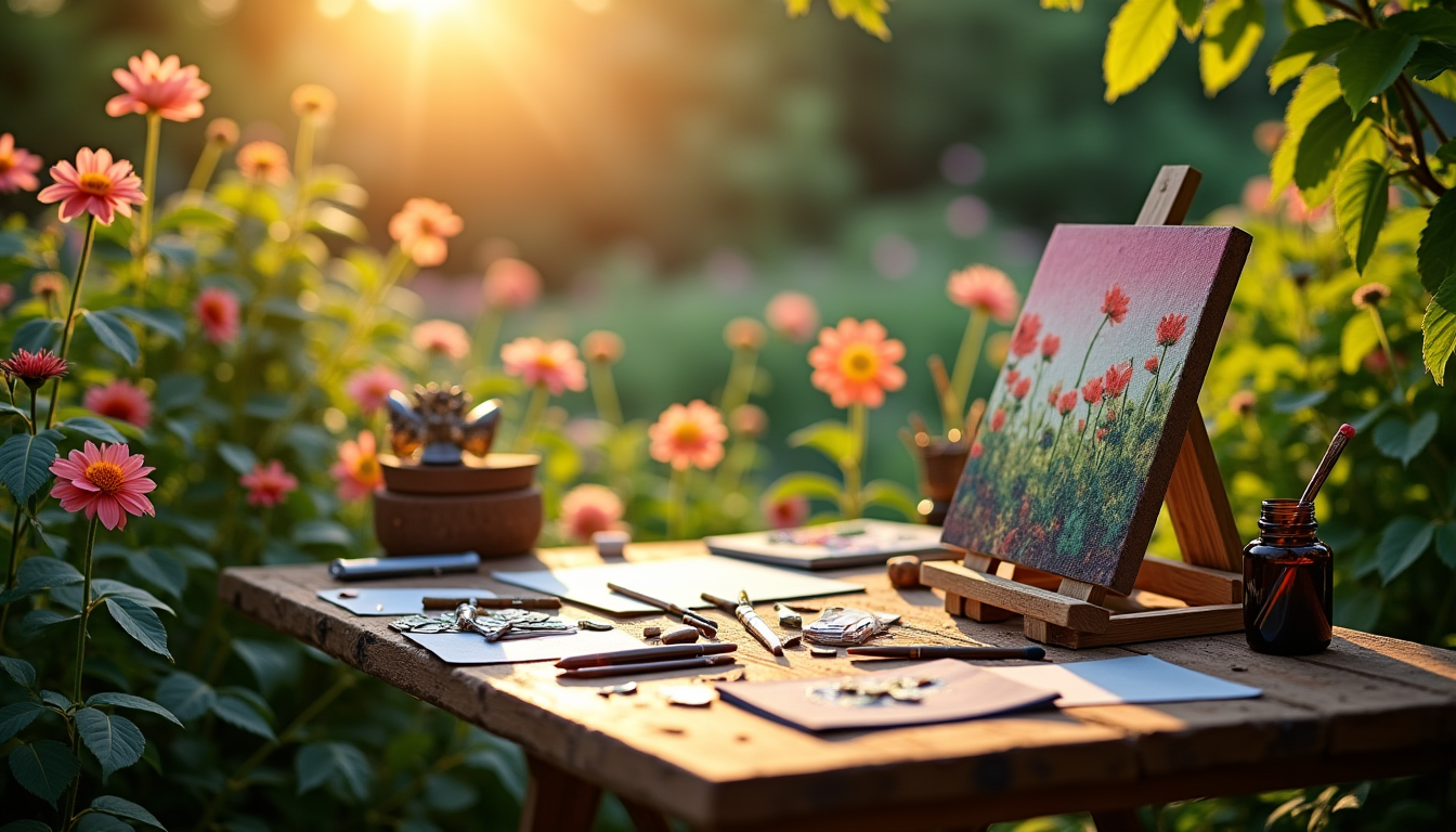 Créer un espace créatif : astuces pour un jardin atelier