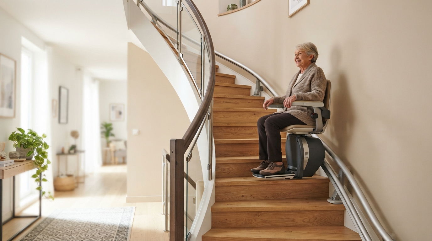 Monte-escalier à domicile : guide complet pour retrouver sa liberté